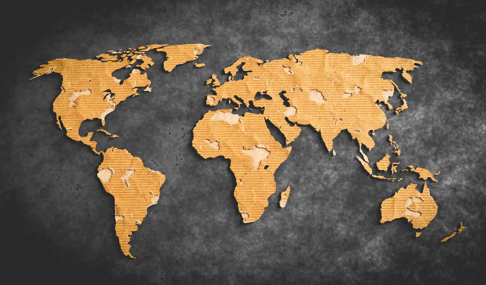 Mapa del món que representa la presència internacional de DRAGEAU